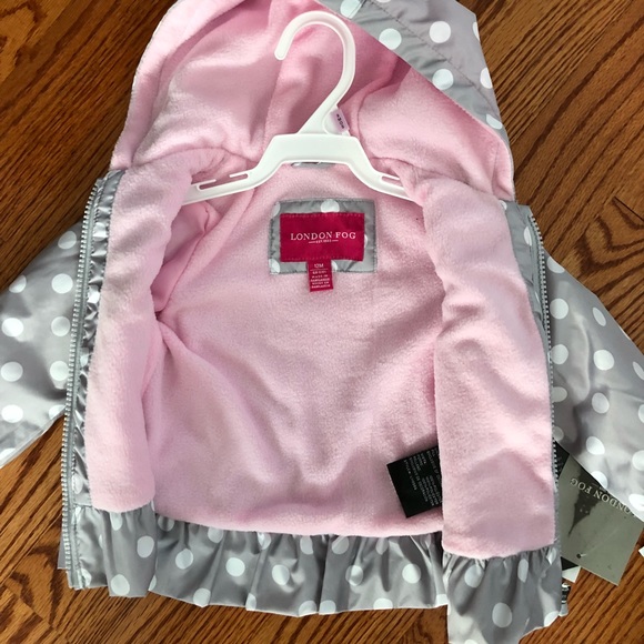 NWT London Fog Baby Girl Raincoat - Picture 3 of 3